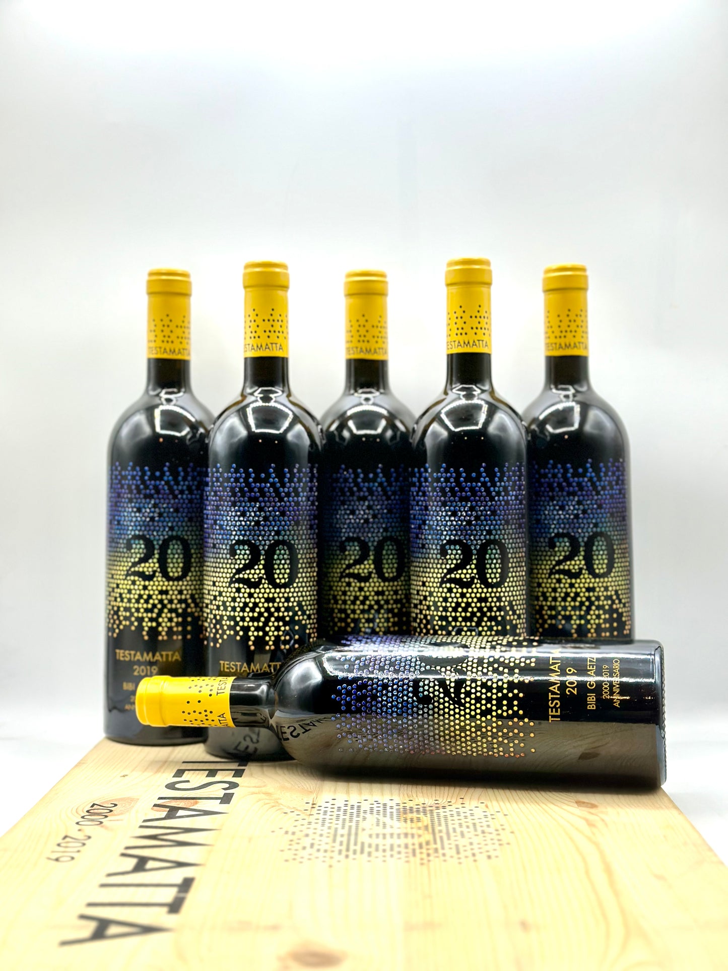 Testamatta 2019 Bibi Graetz 20th Anniversary IGT Toscana Rosso Con Cassa in Legno 6 bottiglie 75 Cl