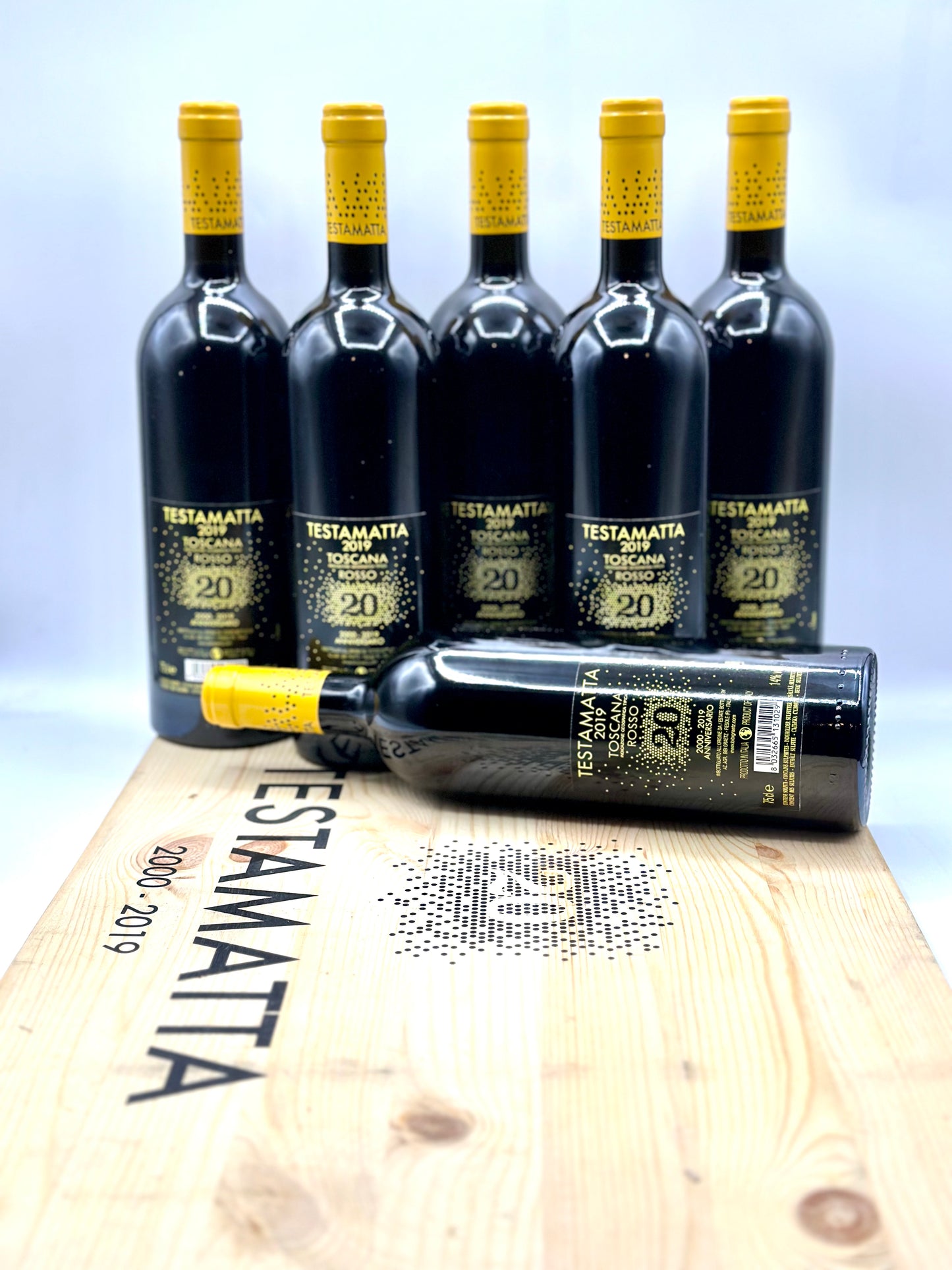 Testamatta 2019 Bibi Graetz 20th Anniversary IGT Toscana Rosso Con Cassa in Legno 6 bottiglie 75 Cl