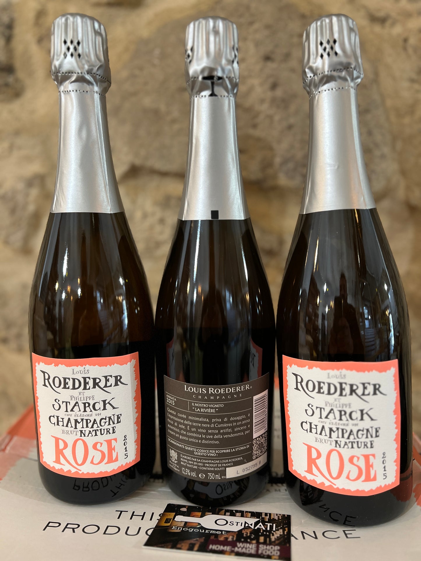 CHAMPAGNE LOUIS ROEDERER - BRUT NATURE ROSE 2015