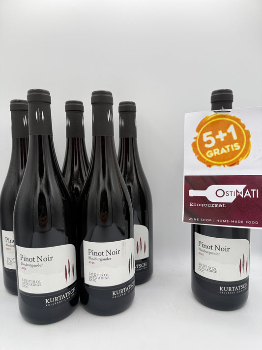 KURTATSCH Pinot Noir Blauburgunder 2025 Südtirol Alto Adige DOC [5+1 GRATIS]