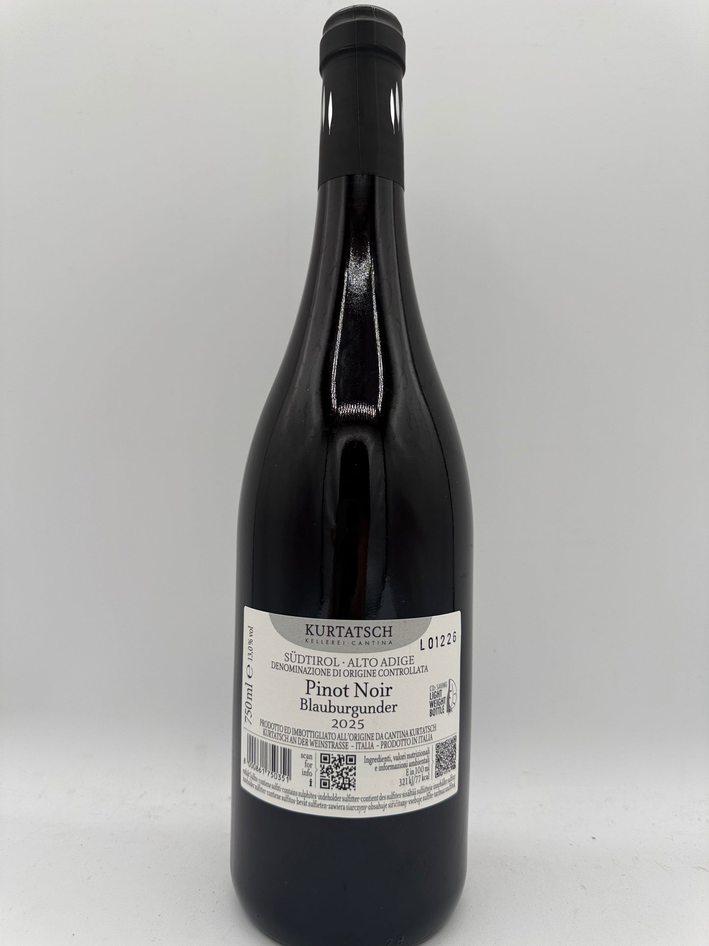 KURTATSCH Pinot Noir Blauburgunder 2025 Südtirol Alto Adige DOC [5+1 GRATIS]