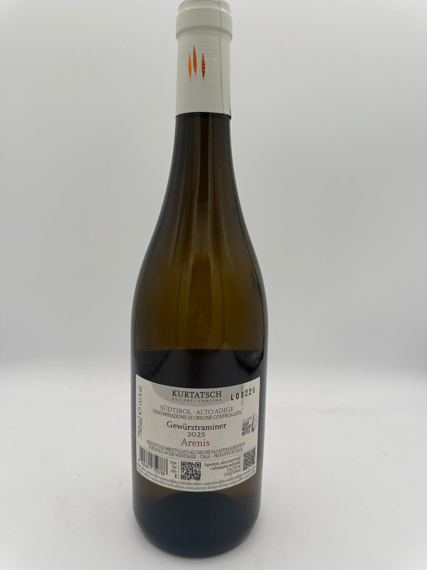KURTATSCH Arenis Gewürztraminer 2025 Südtirol Alto Adige DOC [5+1 GRATIS]