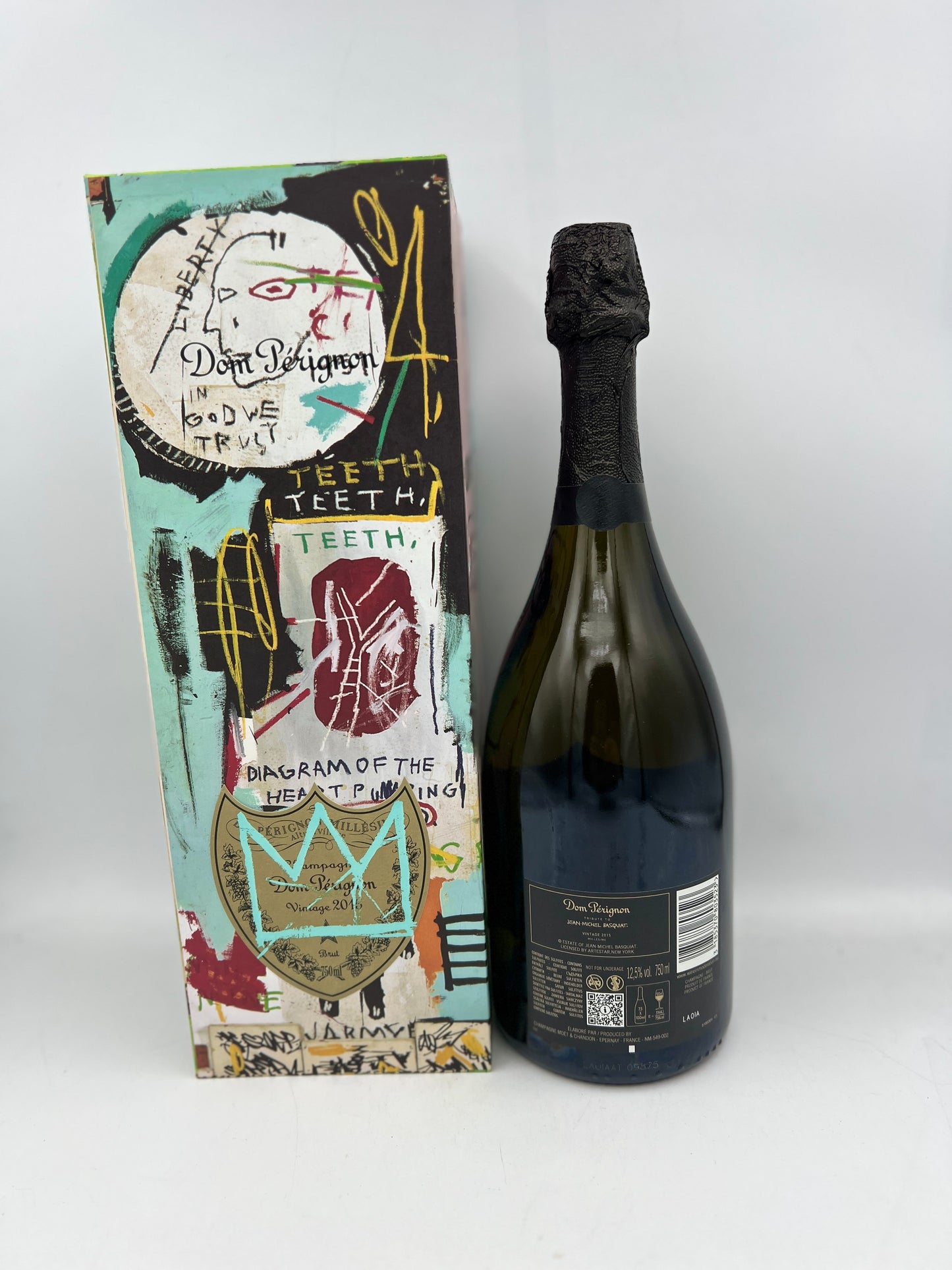 Dom Pérignon : Vintage Collection 2015 Tribute to Jean-Michel Basquiat (Azzurro)