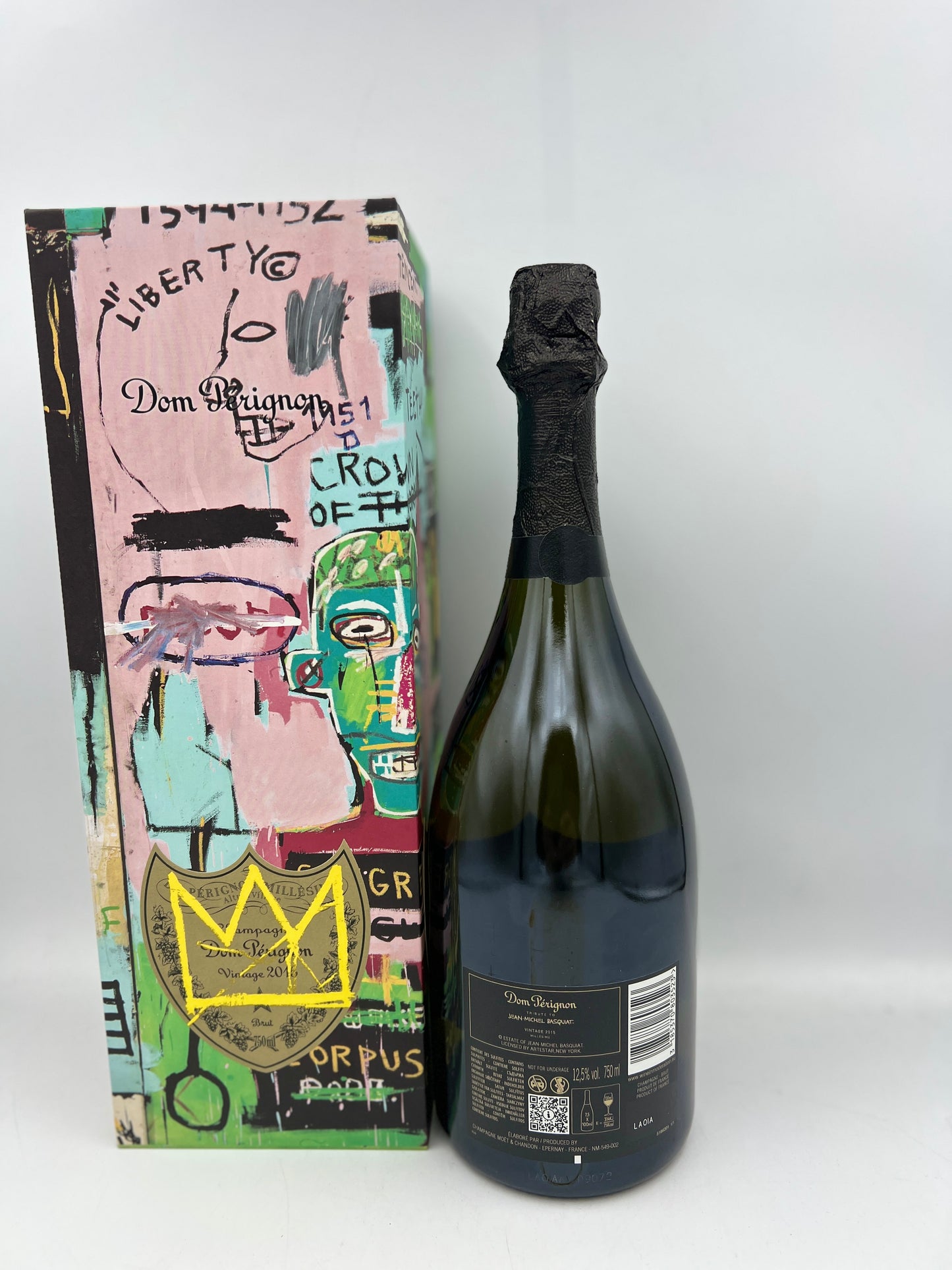 Dom Pérignon : Vintage Collection 2015 Tribute to Jean-Michel Basquiat (Giallo)