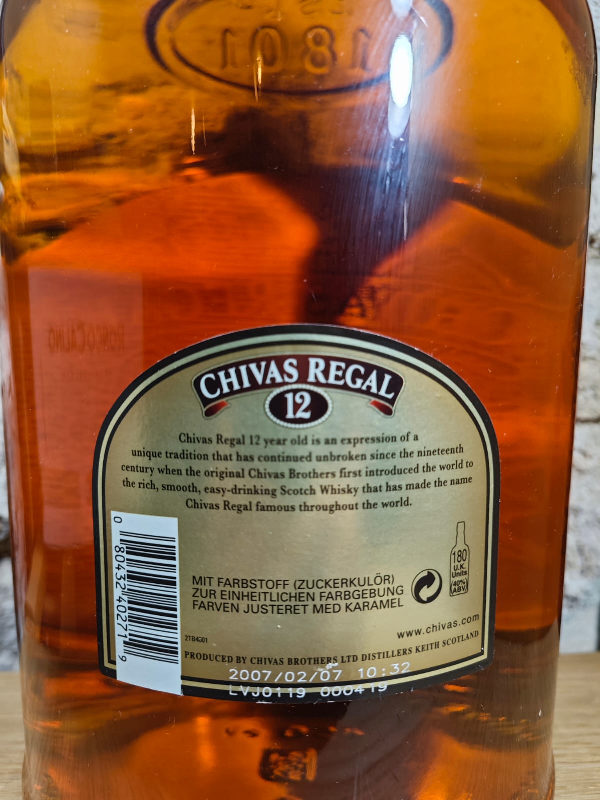 Chivas Regal 12 Years Old 4,5L