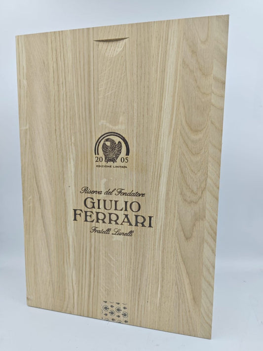 Giulio Ferrari 2005 Riserva Del Fondatore Edizione Limitata 2 Bott. in Cassa Legno