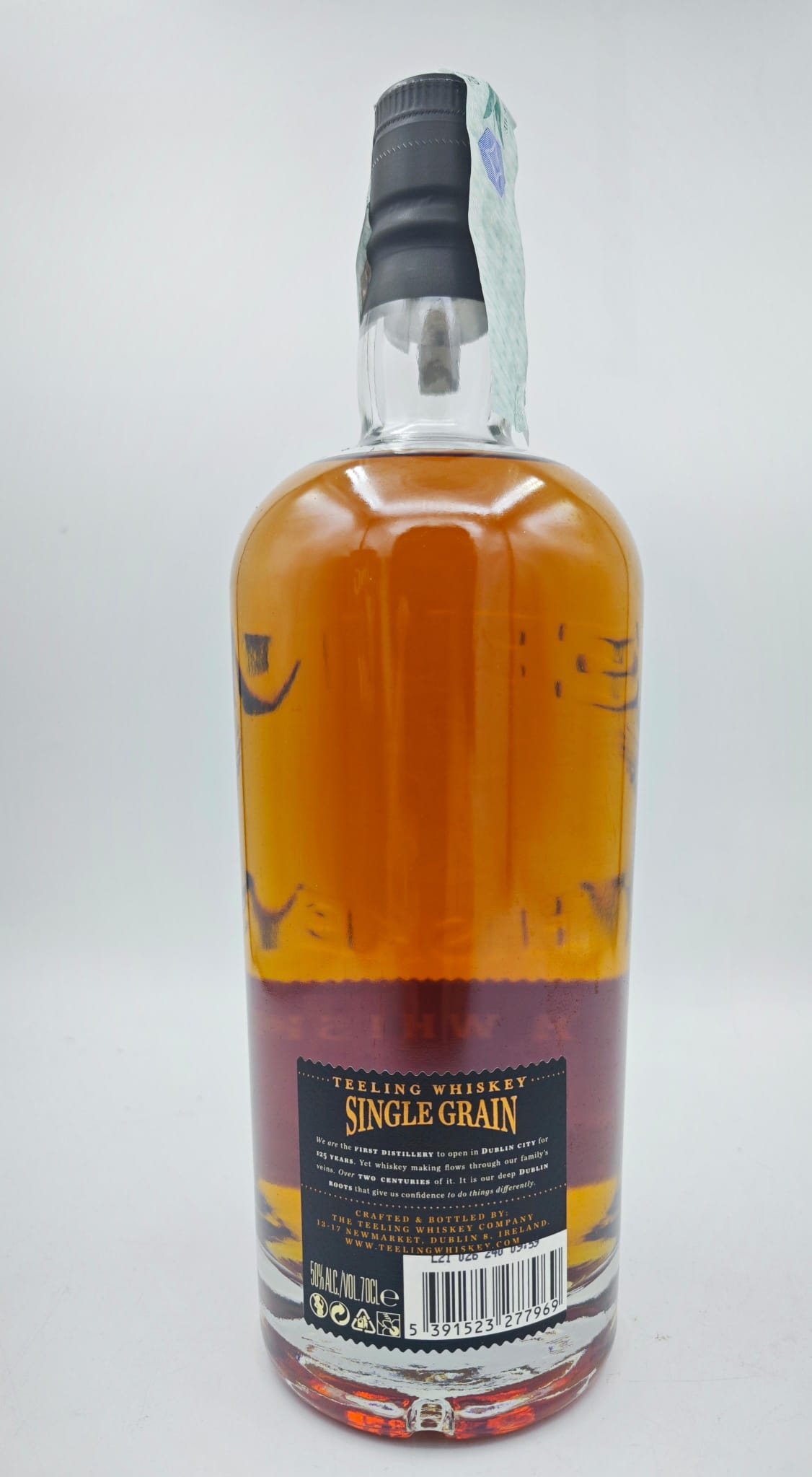 Teeling Whiskey SINGLE GRAIN 13 Years Old Irish Whiskey Bordeaux Red Wine Cask