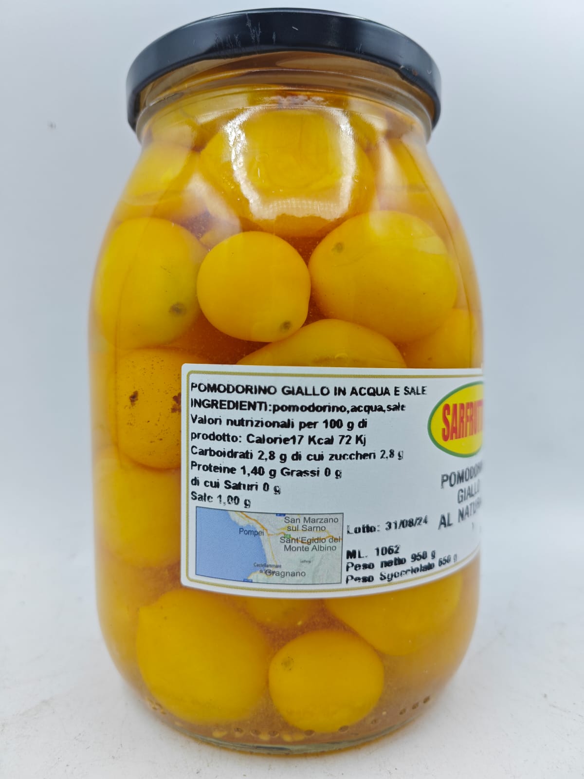 SARFRUTTA® - POMODORINO GIALLO AL NATURALE 950g