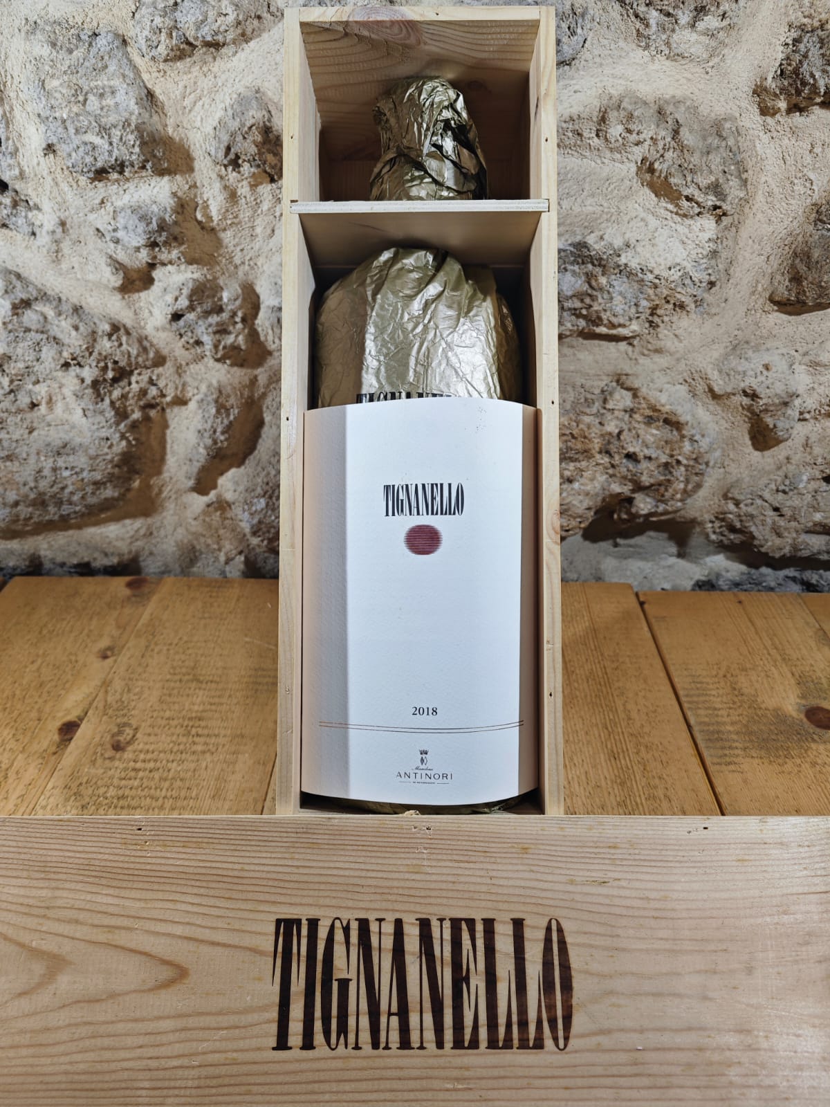 Tignanello 2018 Antinori (Doppio Magnum 3l Cassetta In Legno)