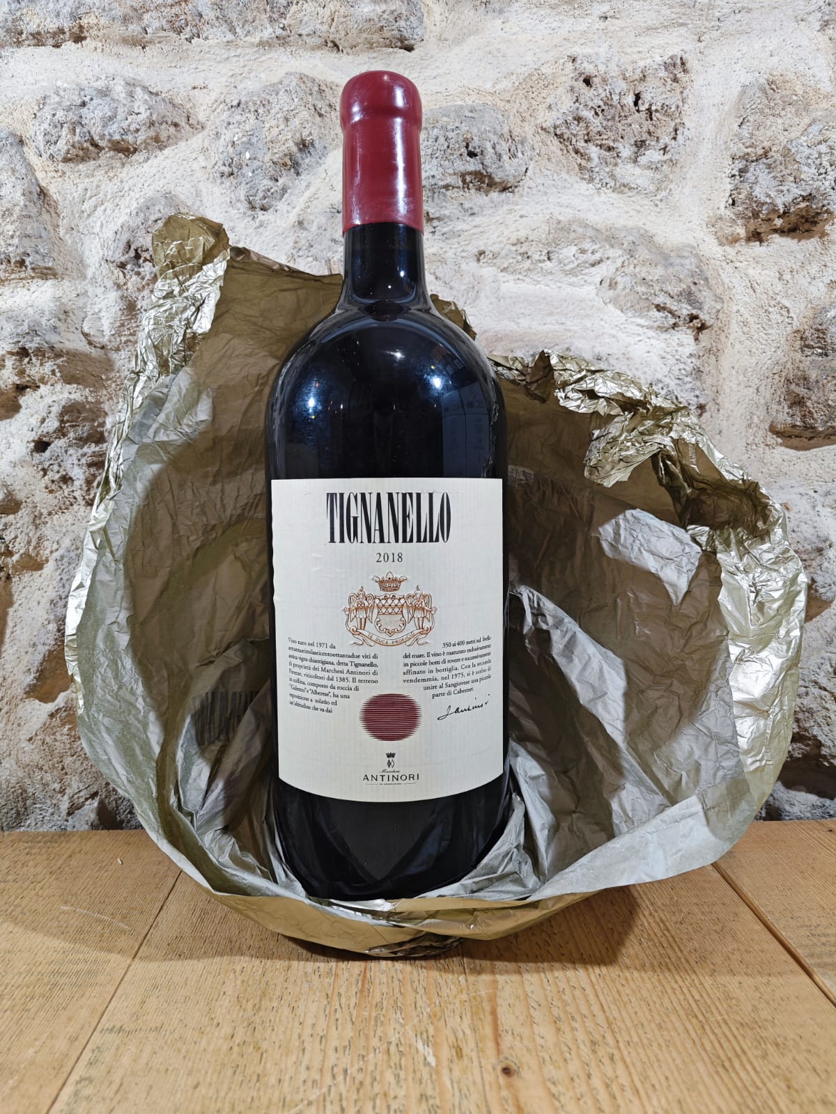 Tignanello 2018 Antinori (Doppio Magnum 3l Cassetta In Legno)