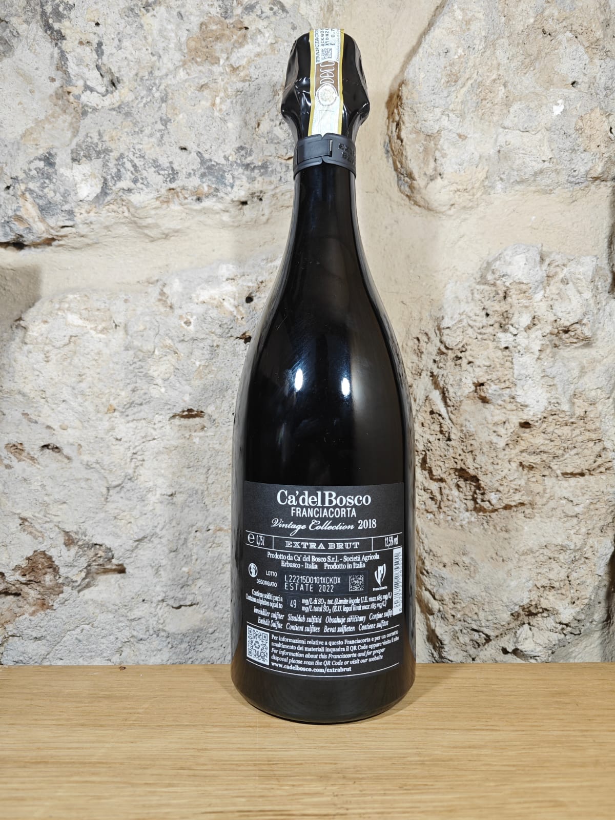 Cà del Bosco DOCG Vintage Collection Extra Brut Millesimato 2018 Astuccio