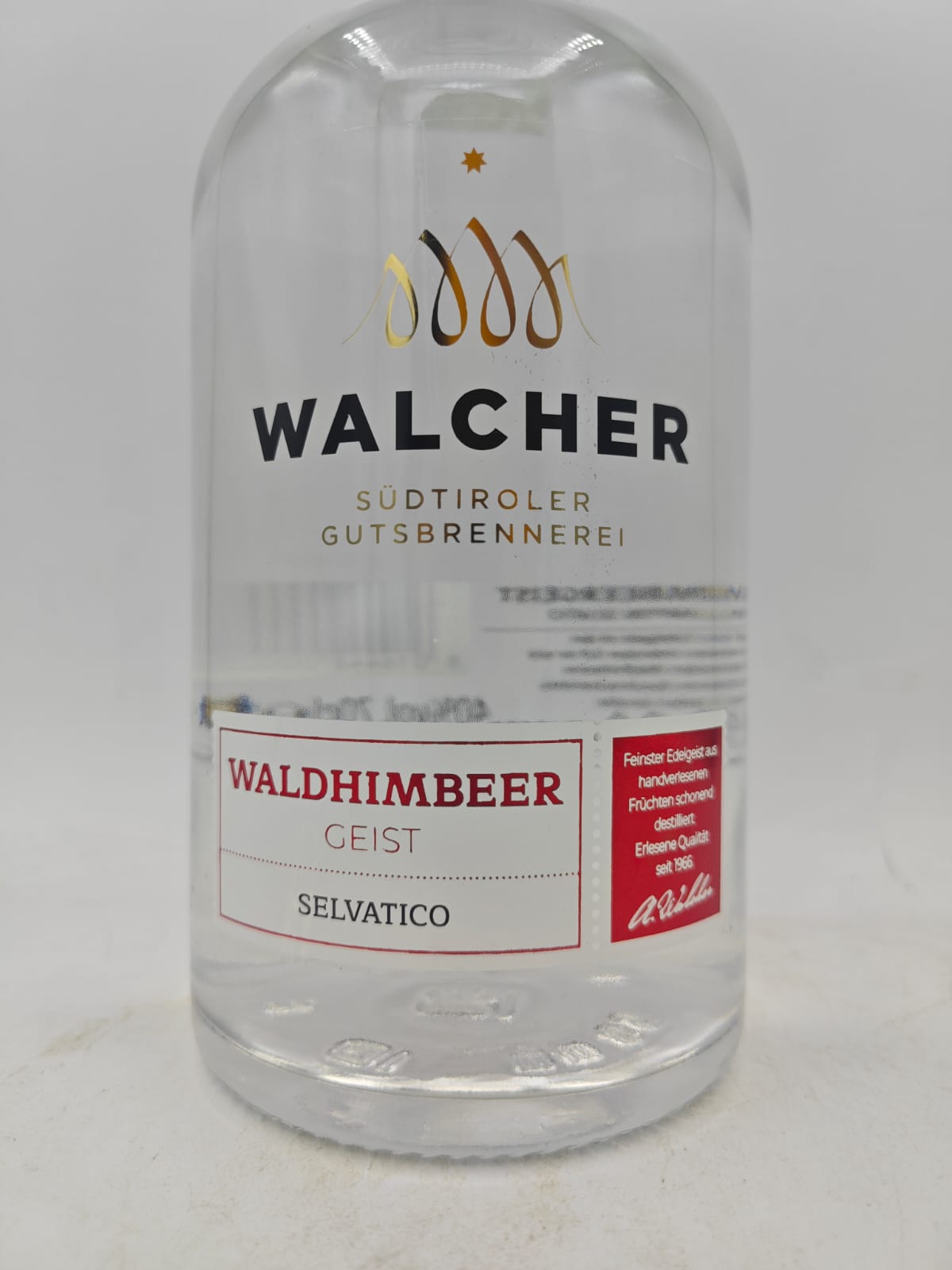 Walcher Waldhimbeergeist Spirito di Lamponi Selvatici 40% vol. 0,70l