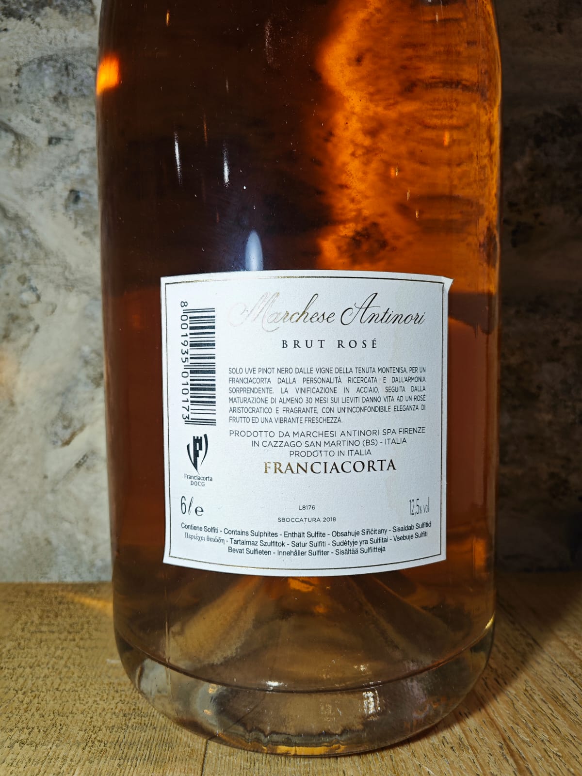 Marchese Antinori Rose' Tenuta Montenisa 6 Lt