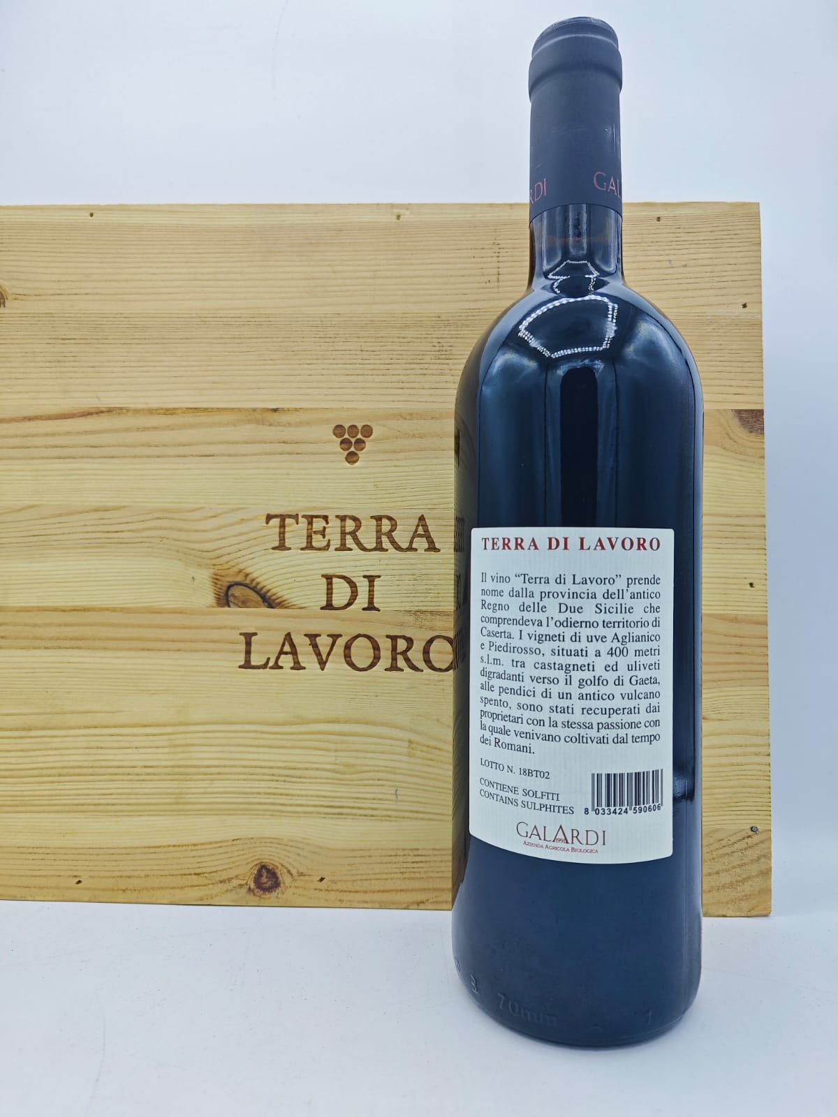 Vino Rosso Campania Igt 2018 Terra di Lavoro Galardi 750ml