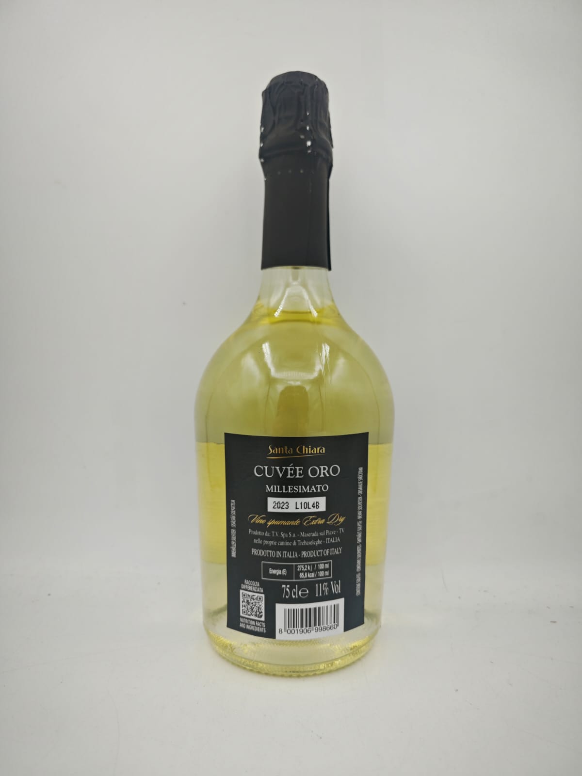 Vino spumante Extra Dry Cuvée Oro Millesimato Santa Chiara - cassa 6 bottiglie