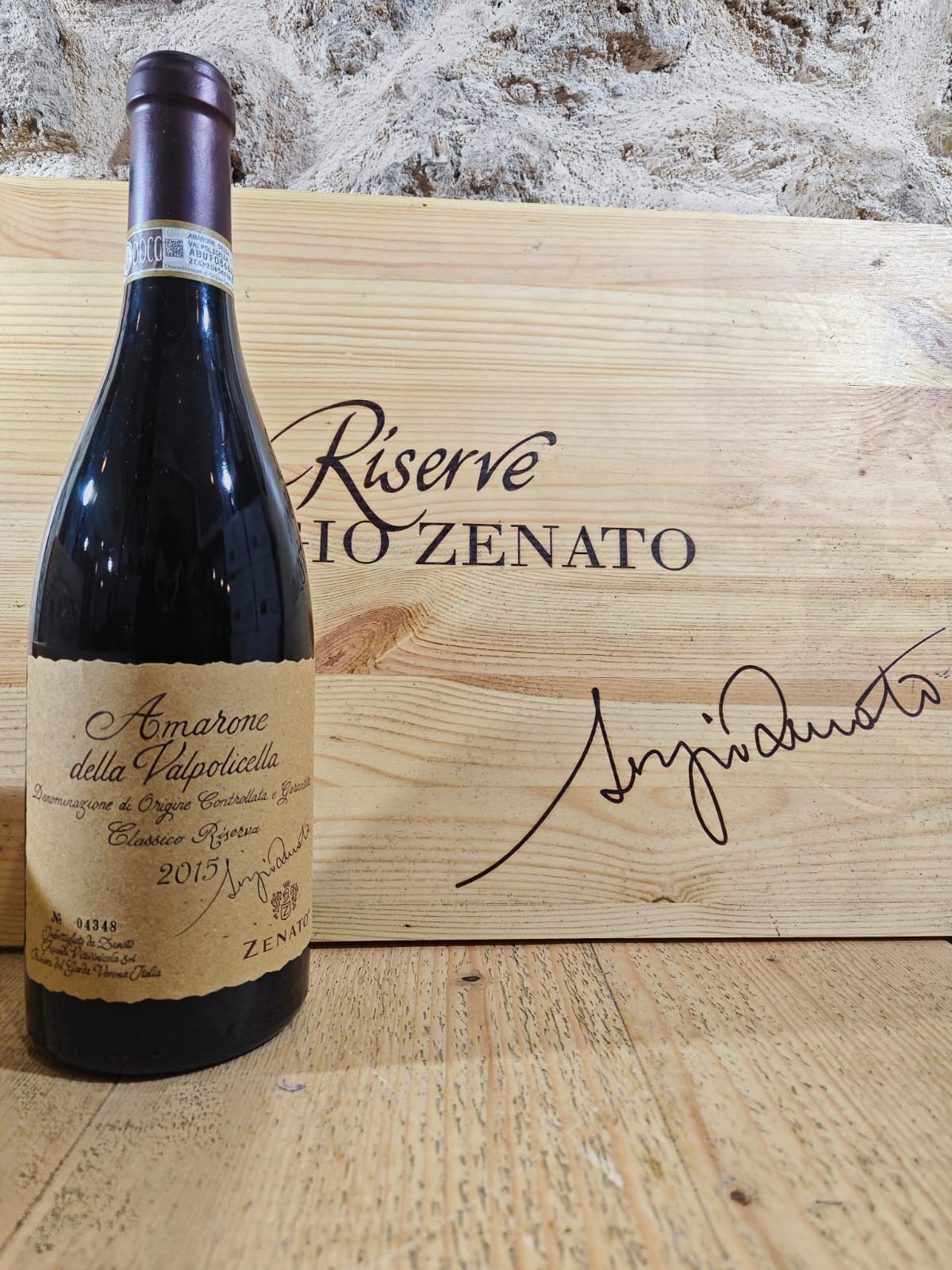 AMARONE RISERVA SERGIO ZENATO DOC 2015 ZENATO CASSA LEGNO 6 BT.