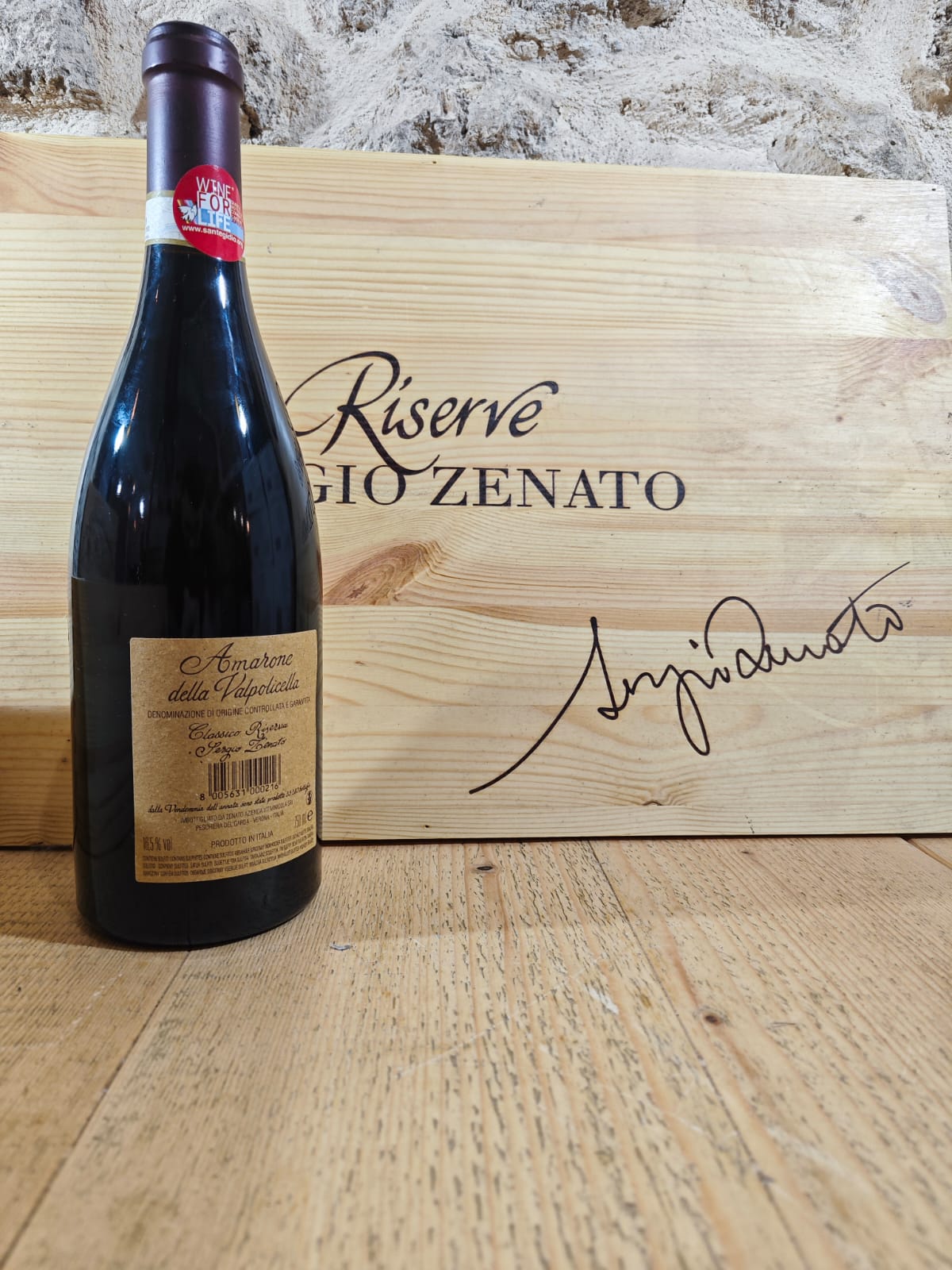 AMARONE RISERVA SERGIO ZENATO DOC 2015 ZENATO CASSA LEGNO 6 BT.