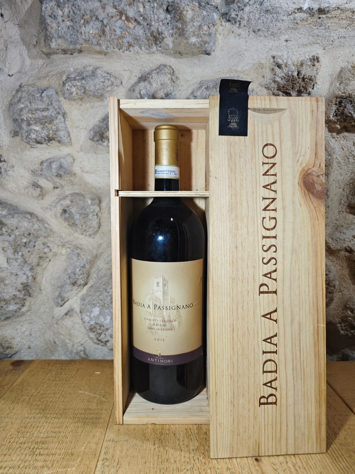 Chianti Classico DOCG Gran Selezione Badia A Passignano 2015 Antinori Magnum 1,5l Cassetta In Legno