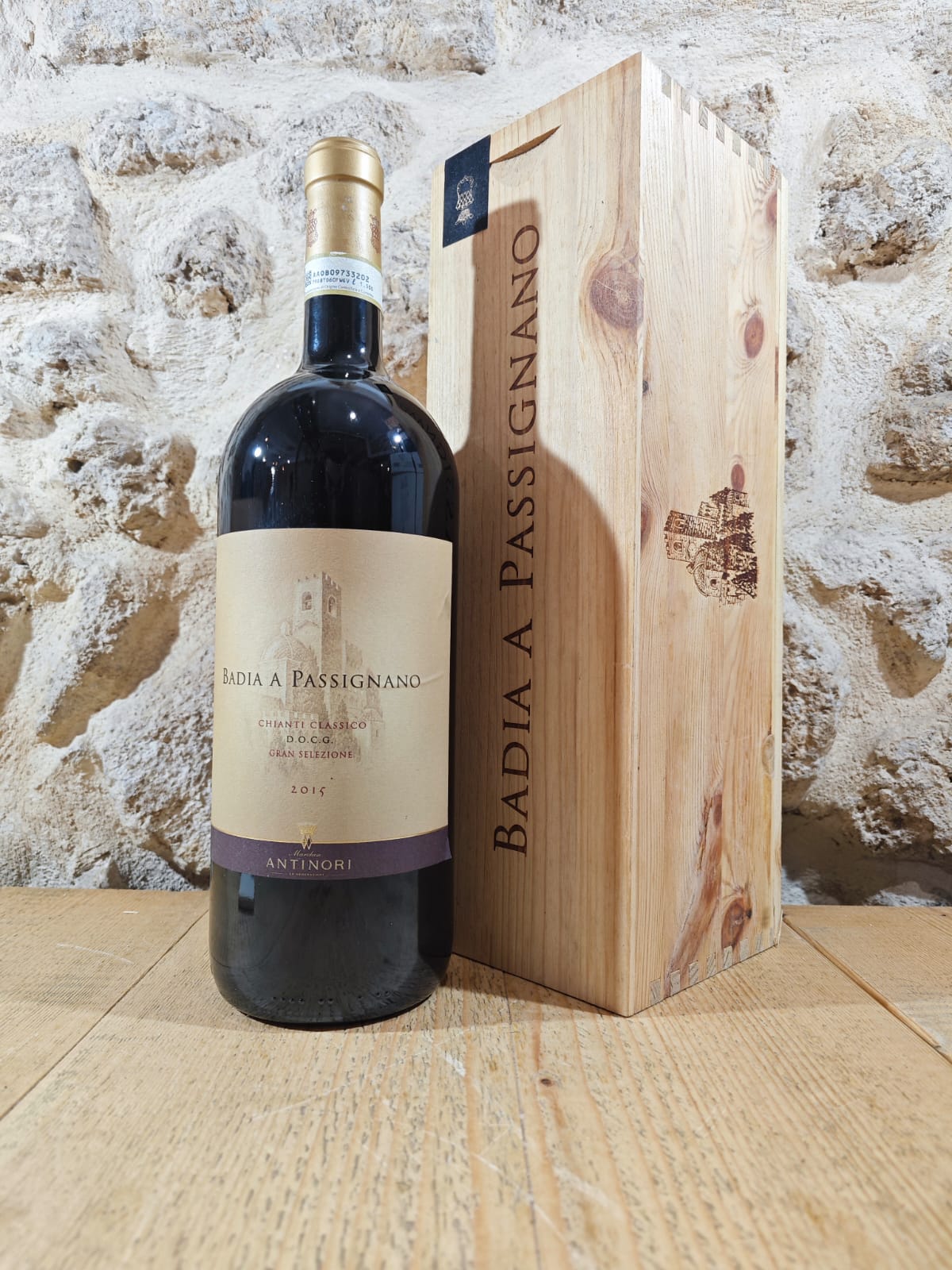 Chianti Classico DOCG Gran Selezione Badia A Passignano 2015 Antinori Magnum 1,5l Cassetta In Legno