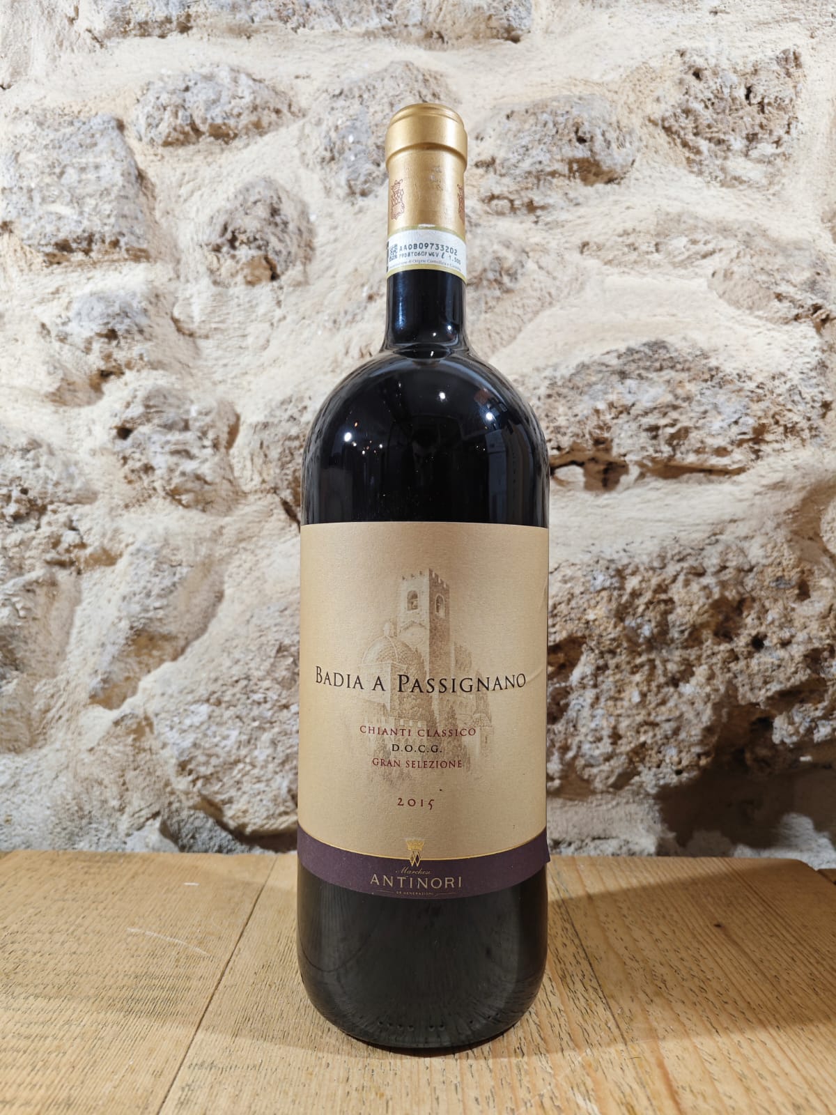 Chianti Classico DOCG Gran Selezione Badia A Passignano 2015 Antinori Magnum 1,5l Cassetta In Legno