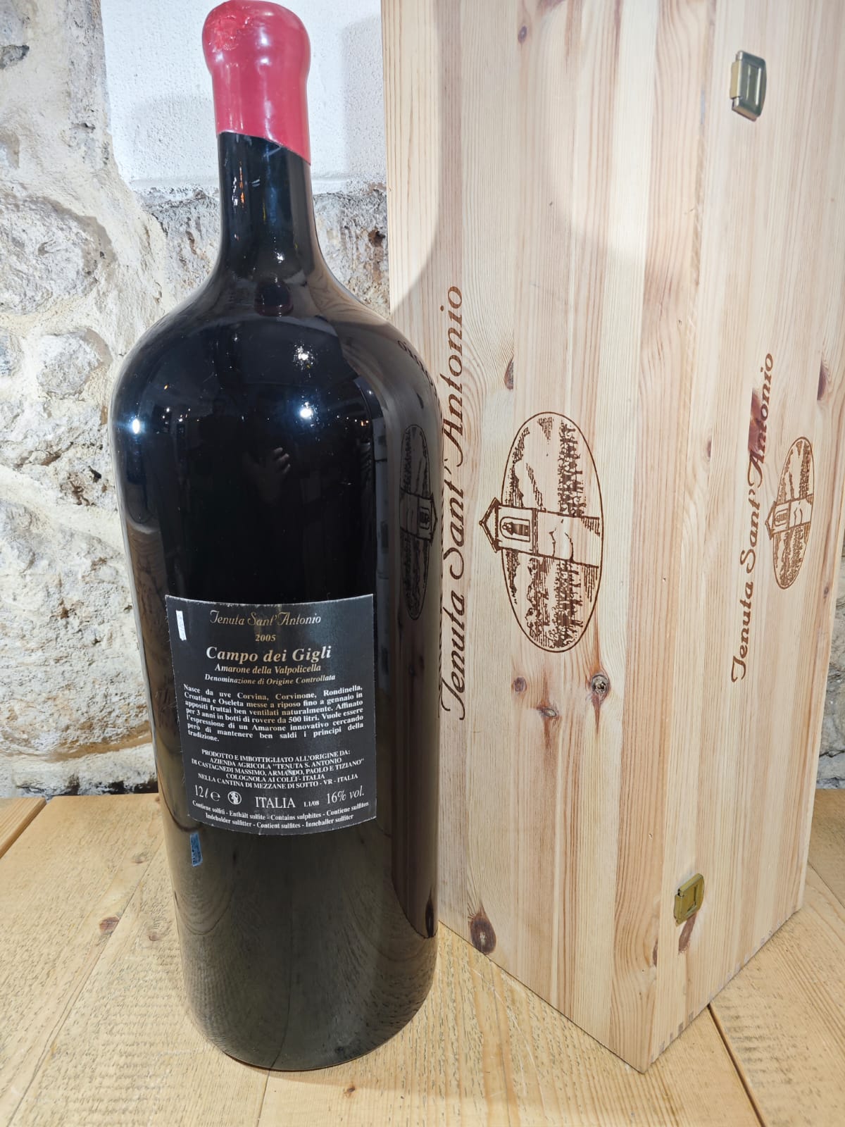 Tenuta Sant'Antonio Campo dei Gigli - Amarone della Valpolicella DOCG - 1 Belshazzar 12 l. 2005