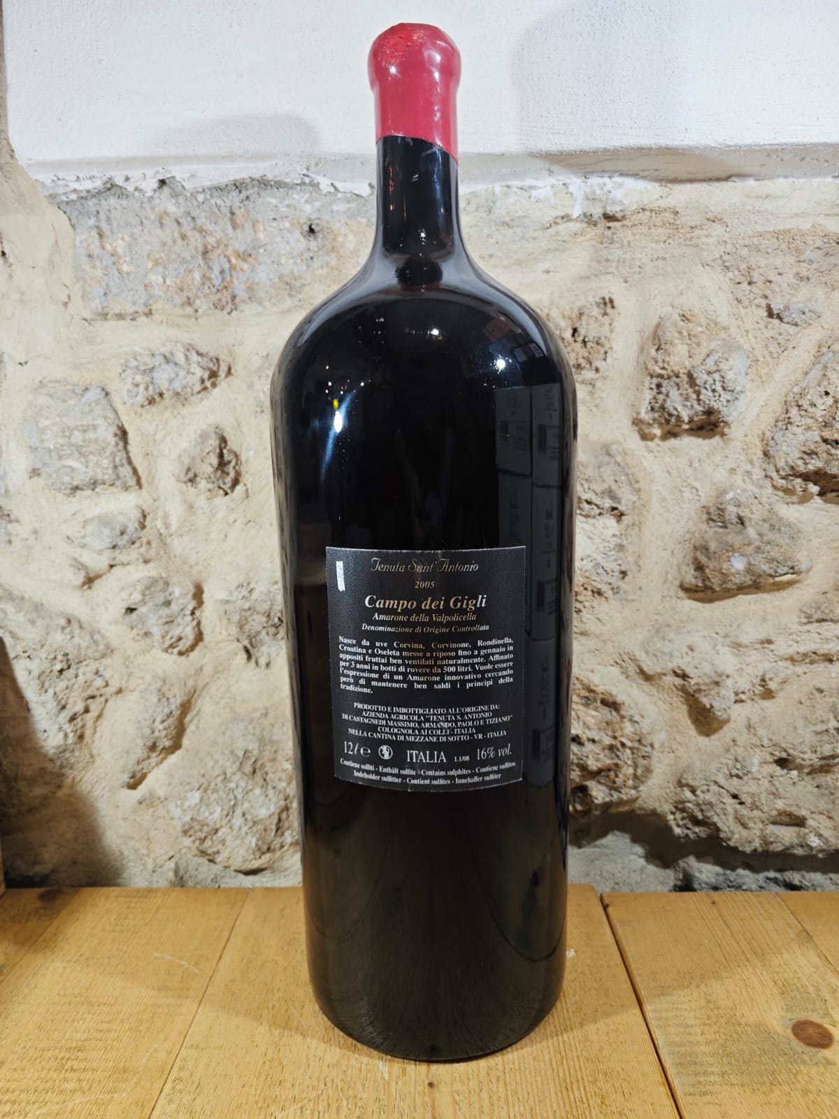 Tenuta Sant'Antonio Campo dei Gigli - Amarone della Valpolicella DOCG - 1 Belshazzar 12 l. 2005