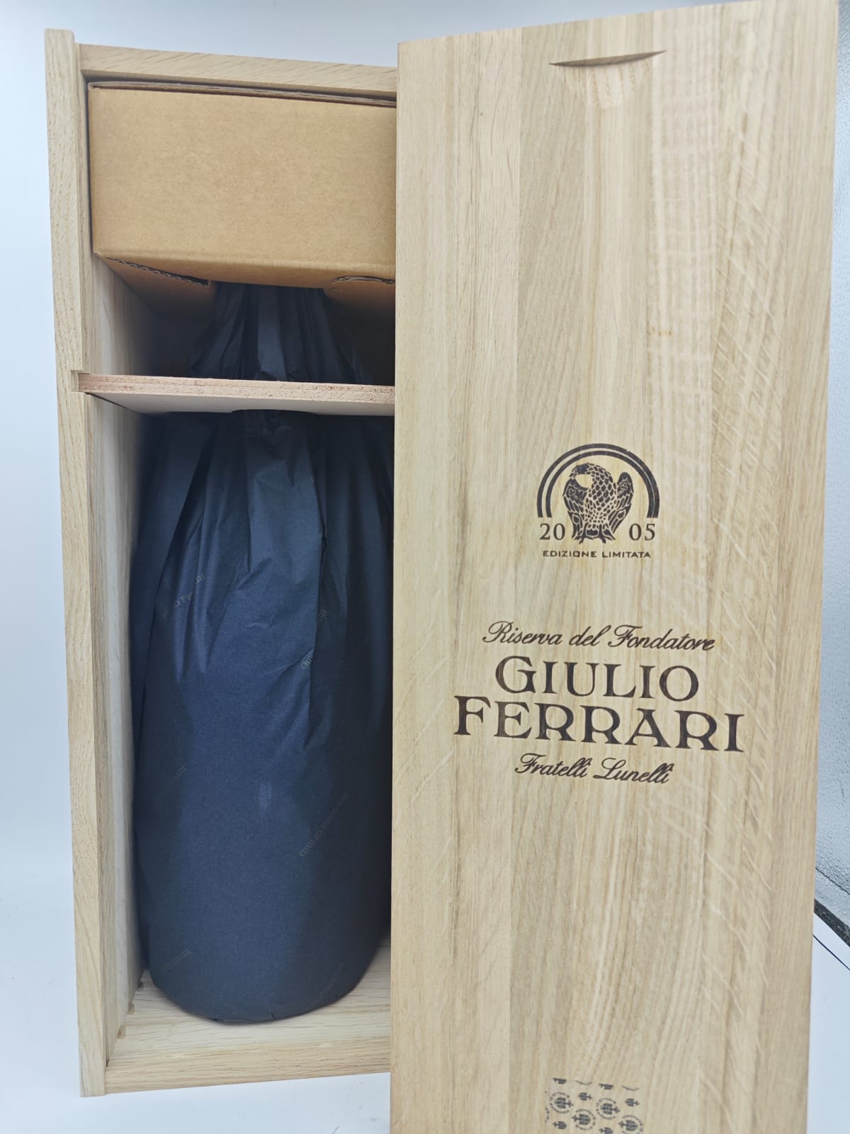 Giulio Ferrari 2005 Riserva Del Fondatore Edizione Limitata in Cassa Legno Magnum 1,5