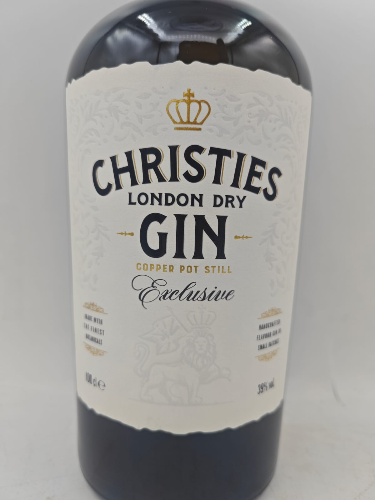 Gin London Dry Exclusive Copper Pot Still Christies 39%vol 1 Litro