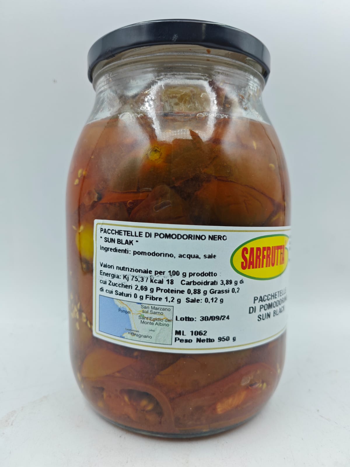 SARFRUTTA® - PACCHETELLE DI POMODORINO SUN BLACK 950g