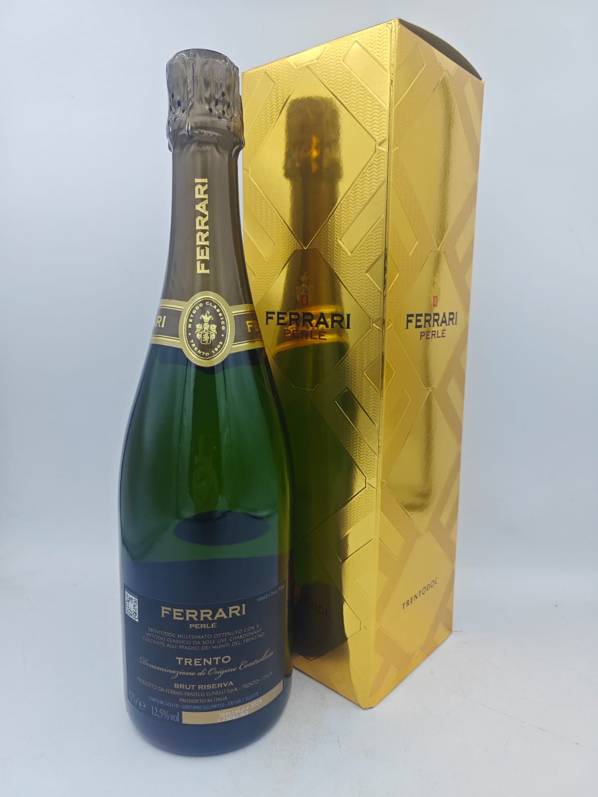TRENTO DOC BRUT RISERVA "PERLÈ" 2018 ASTUCCIATO - FERRARI