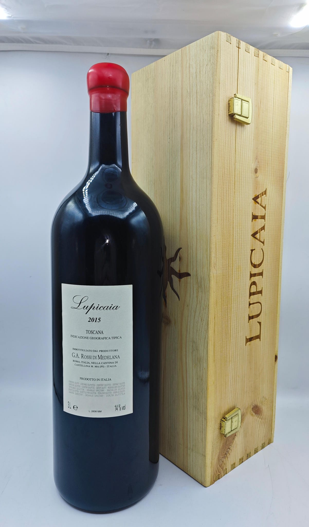 Lupicaia Toscana Rosso IGT 2015 - Castello del Terriccio DOPPIO MAGNUM 3l