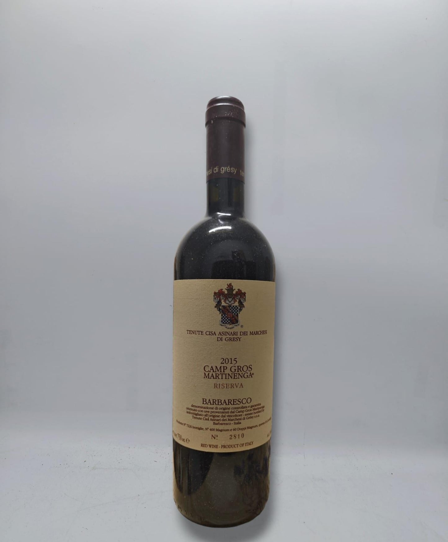 BARBARESCO DOCG CAMP GROS MARTINENGA RISERVA 2015 6 BOTT NUMERATE FATTURABILE