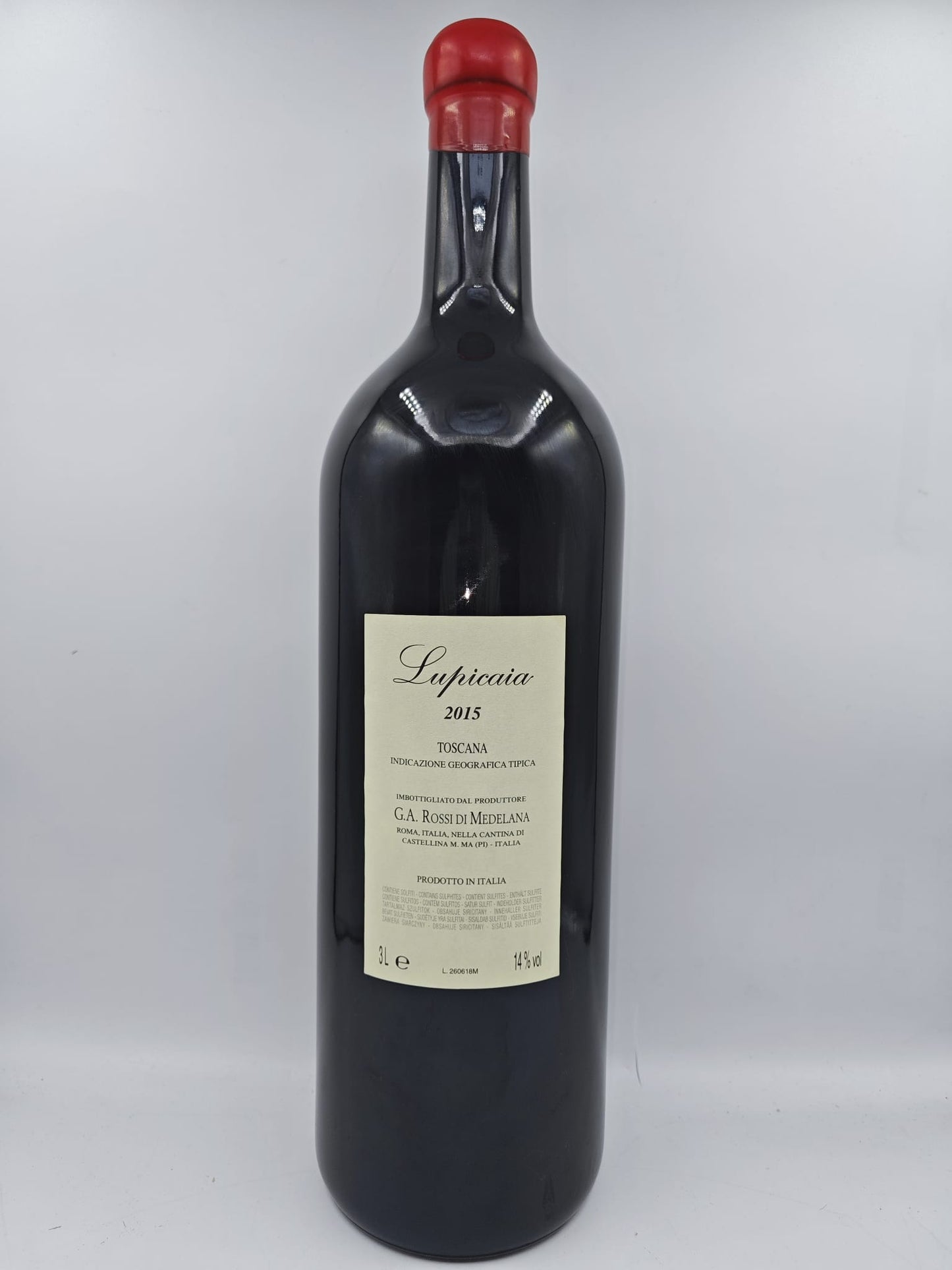 Lupicaia Toscana Rosso IGT 2015 - Castello del Terriccio DOPPIO MAGNUM 3l