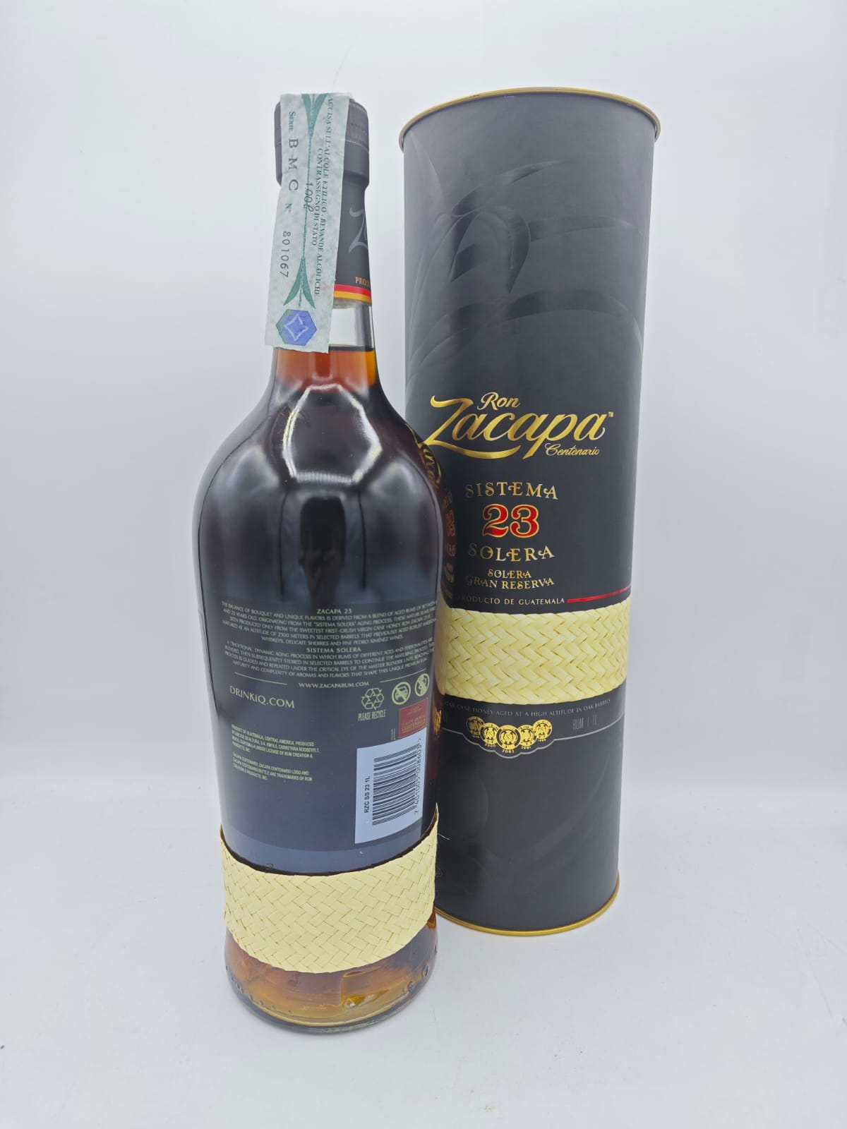 Rum Ron Zacapa 23 Gran Reserva Solera 40% Vol. 1000 Ml - Due Bicchieri in Vetro