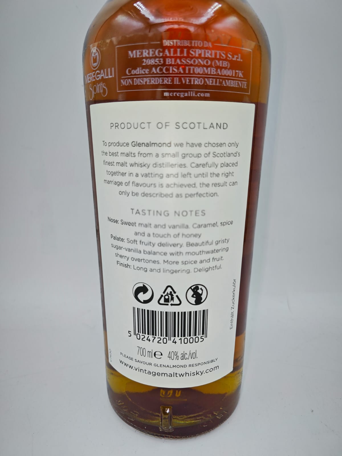 Whisky Pure Malt 'Glenalmond Everyday' The Vintage Malt Whisky The Vintage Malt Whisky