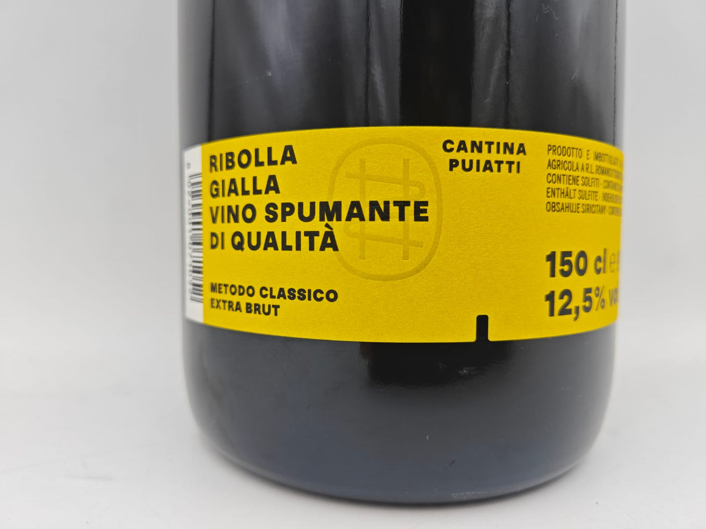 Vino Spumante di Qualità Metodo Classico Extra Brut Ribolla Gialla Puiatti astucciata magnum 1,5l