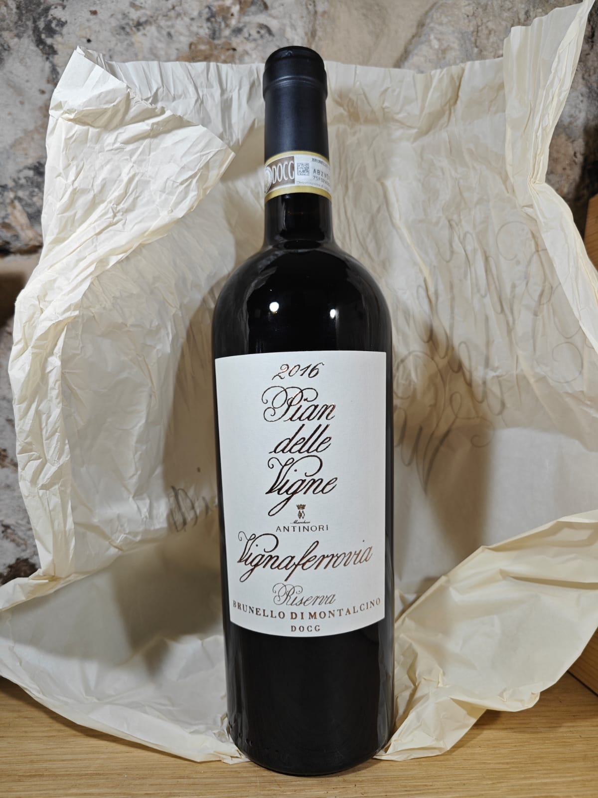 Brunello di Montalcino Riserva DOCG "Vignaferrovia" 2016 Pian delle Vigne, Antinori 1 Bott. (Per cassa contattare)