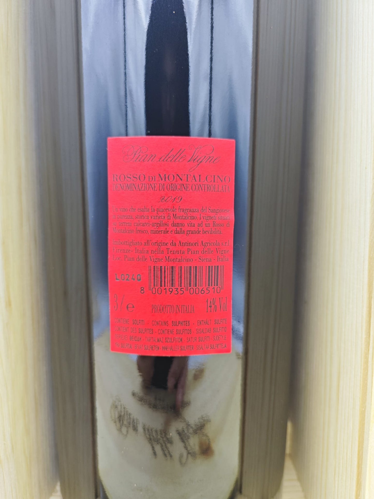 PIAN DELLE VIGNE 2019 ROSSO DI MONTALCINO DOC CL 75 ANTINORI MAGNUM