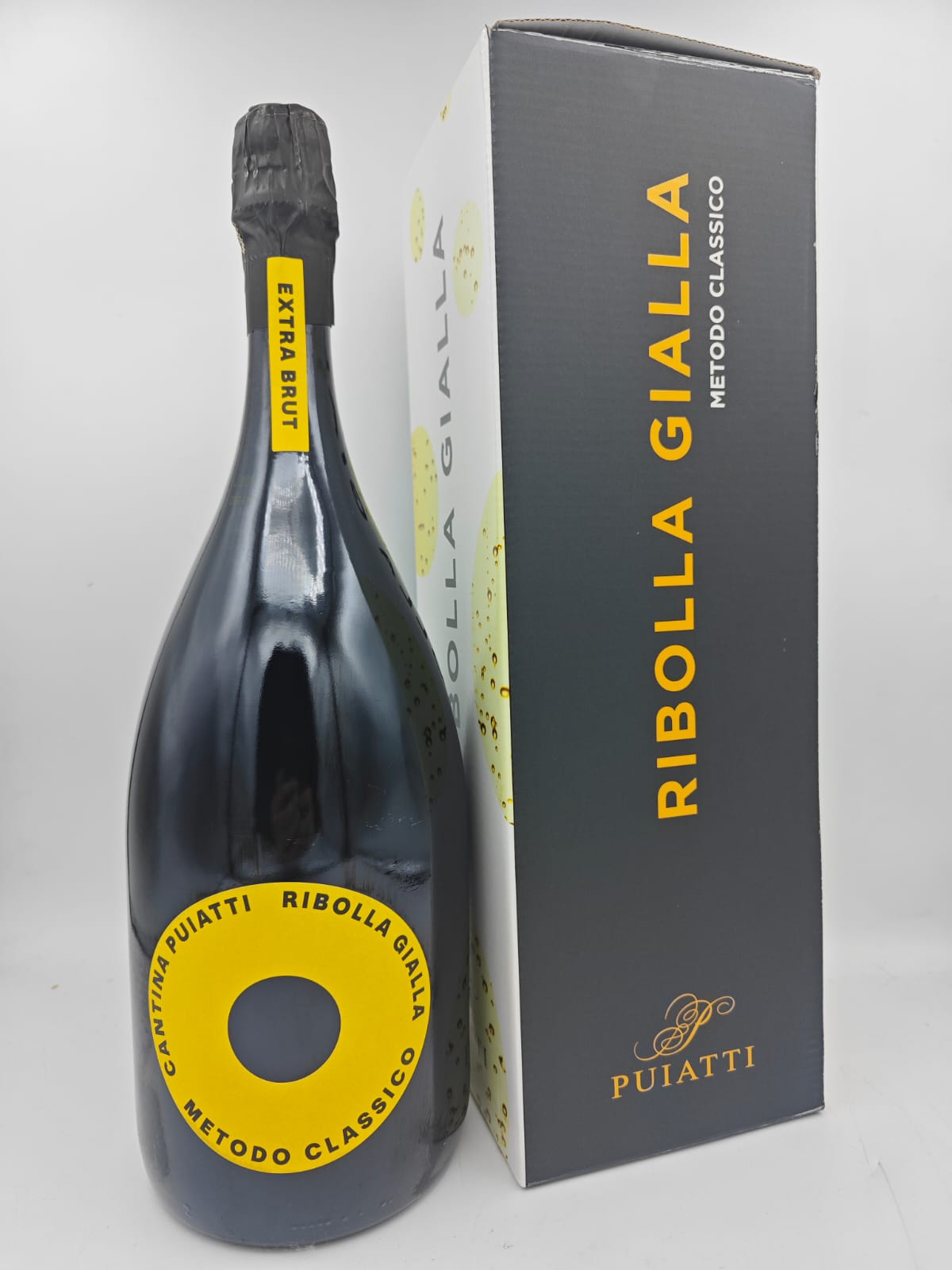 Vino Spumante di Qualità Metodo Classico Extra Brut Ribolla Gialla Puiatti astucciata magnum 1,5l