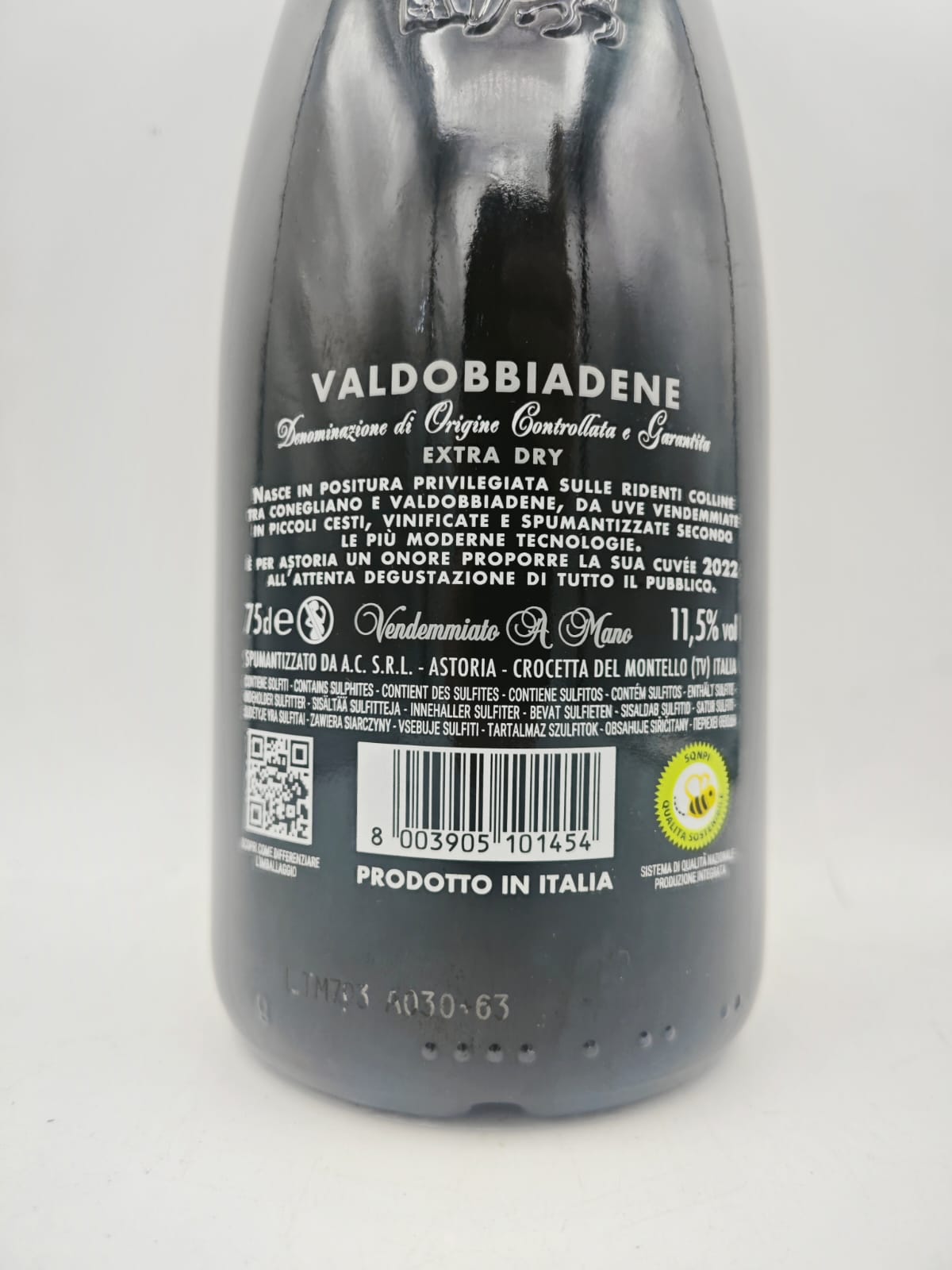 Valdobbiadene Prosecco Superiore Extra Dry Millesimato DOCG Cuvée Tenuta Val de Brun 2022 Astoria
