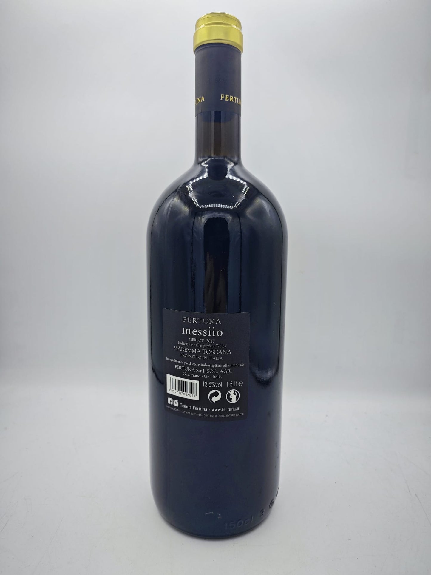 'Messiio' Maremma Toscana DOC edizione limitata anniversario TENUTA FERTUNA 2010 1.5 Lt