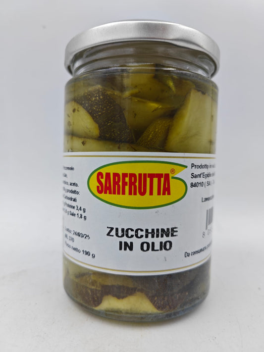SARFRUTTA® - ZUCCHINE IN OLIO 190g