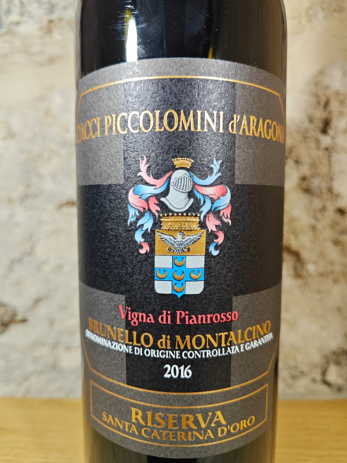 Brunello di Montalcino Riserva DOCG Pianrosso Santa Caterina d'Oro 2016 - Ciacci Piccolomini d'Aragona