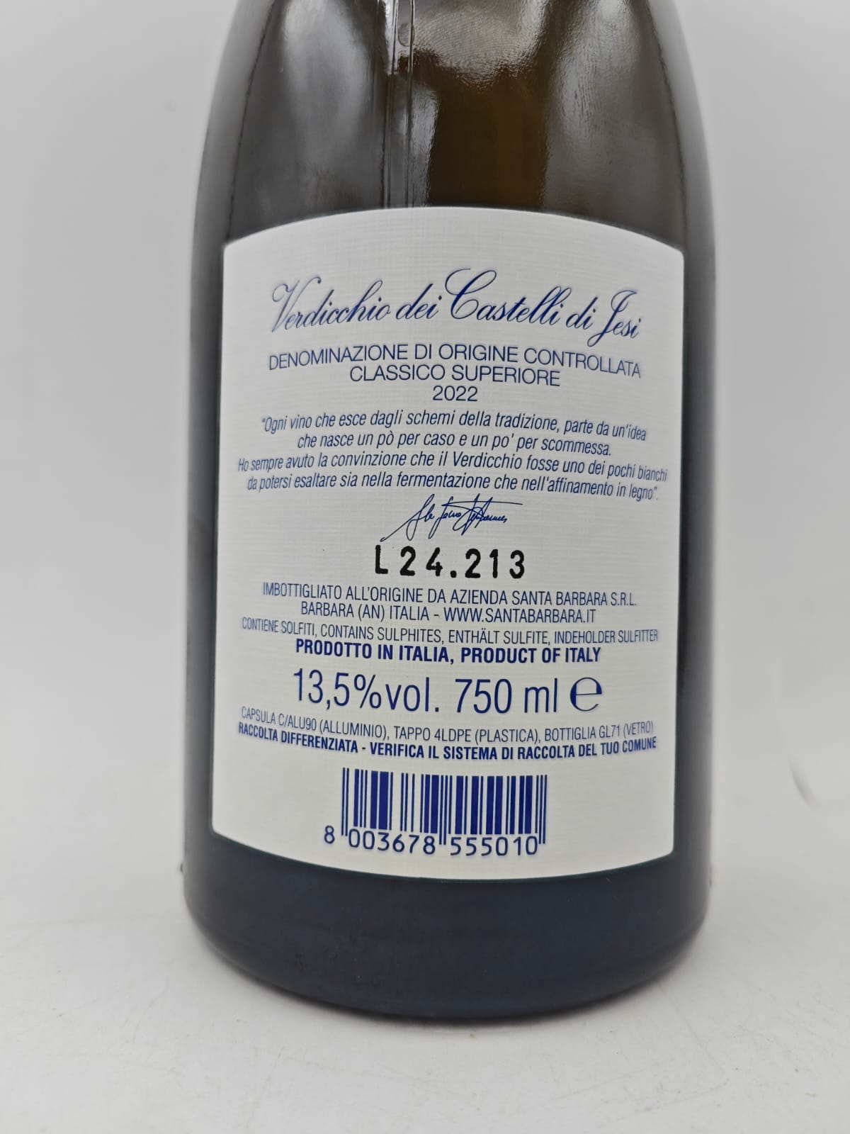 Stefano Antonucci Bianco 2022 - Verdicchio Castelli di Jesi Superiore DOC - 75cl