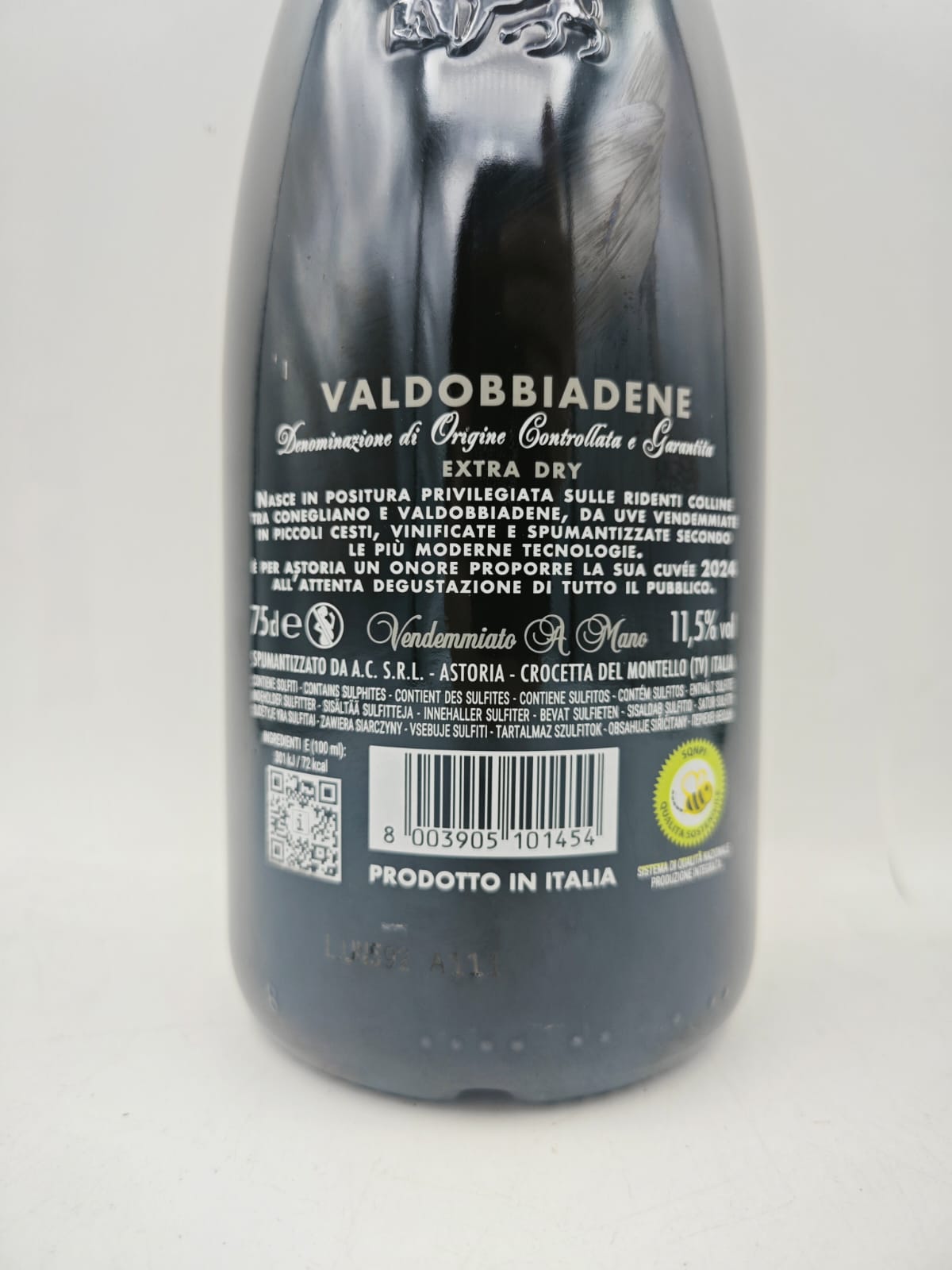 Valdobbiadene Prosecco Superiore Extra Dry Millesimato DOCG Cuvée Tenuta Val de Brun 2024 Astoria