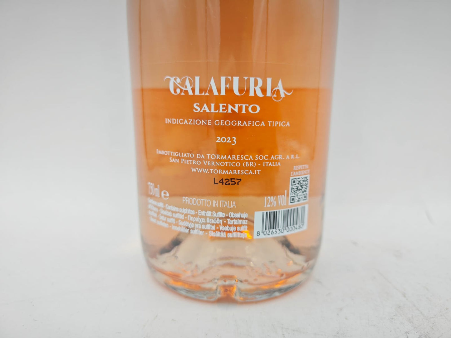 Tormaresca - Salento Negroamaro Rosato IGT “Calafuria” 2023