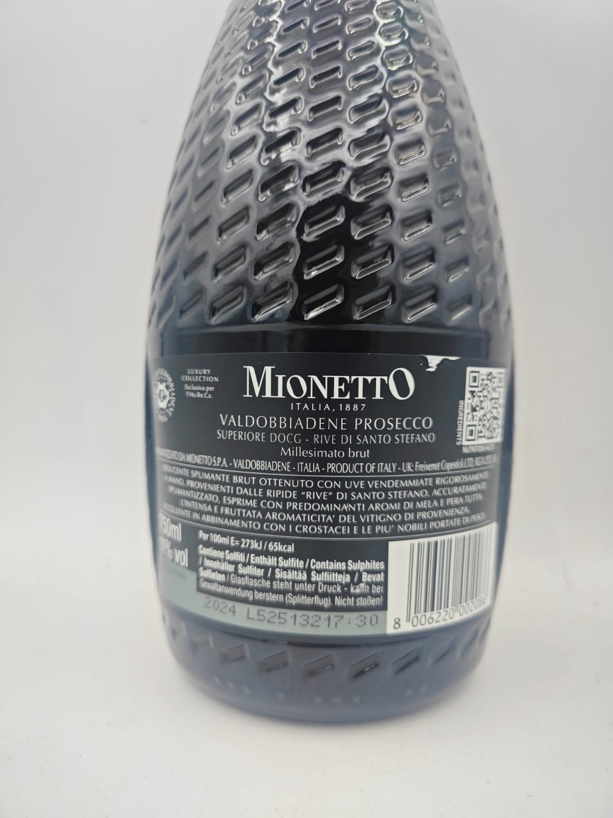 MIONETTO - Valdobbiadene Prosecco Superiore DOCG Brut Rive di Santo Stefano