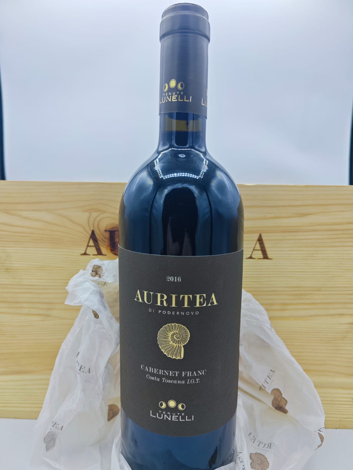 TENUTE LUNELLI AURITEA 2016 VINO ROSSO BIO CABERNET FRANC COSTA TOSCANA IGT BOT. SINGOLA