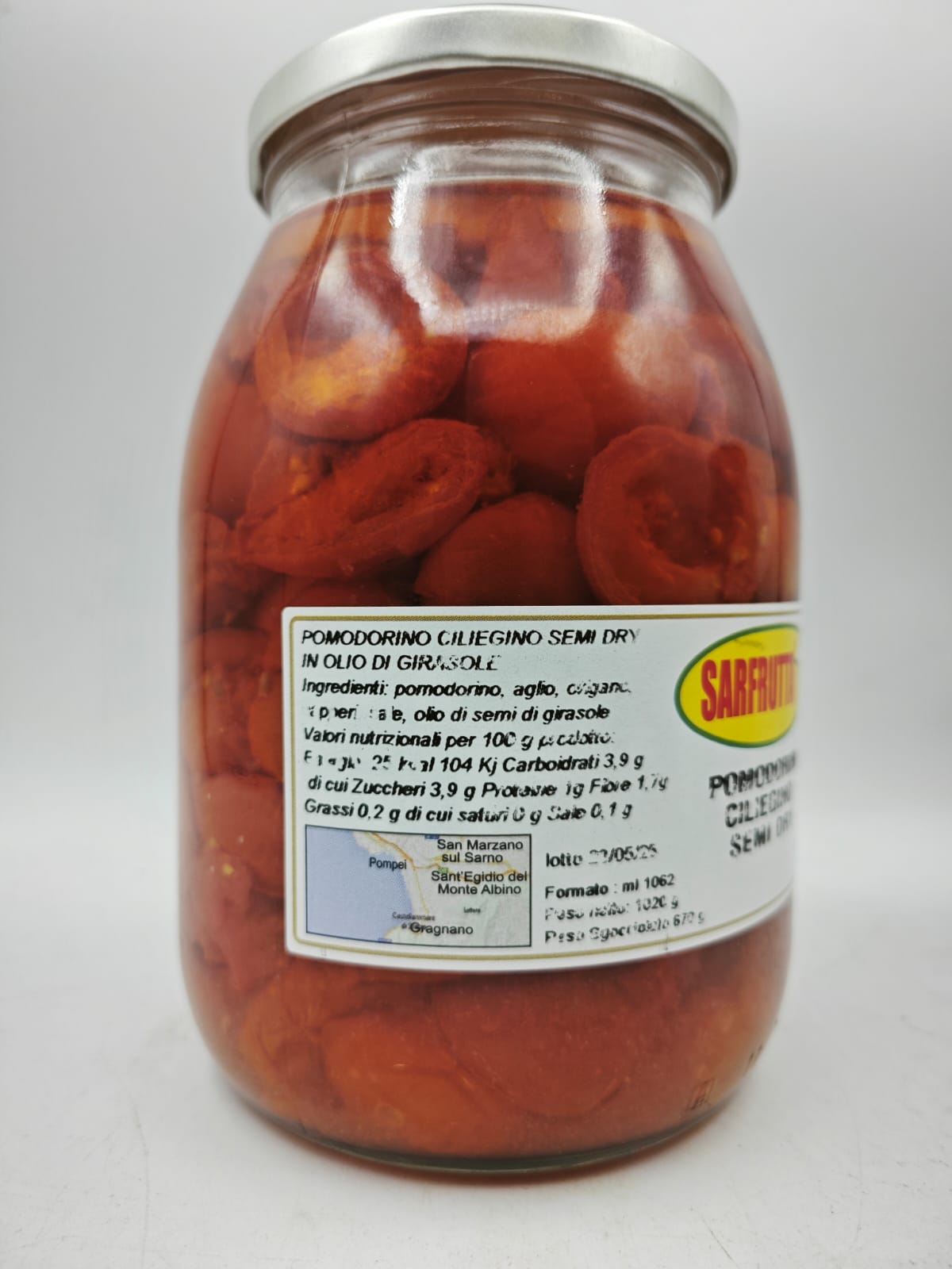 SARFRUTTA® - POMODORINO CILIEGINO SEMI DRY 1020g