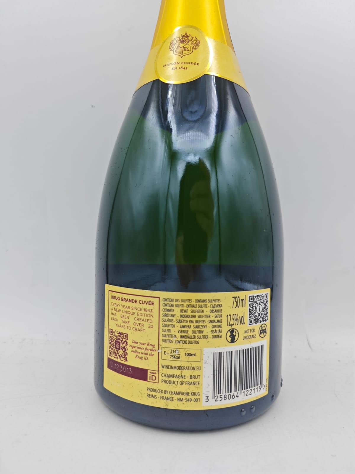 CHAMPAGNE KRUG GRANDE CUVÉE 172ÈME EDITION ASTUCCIATO
